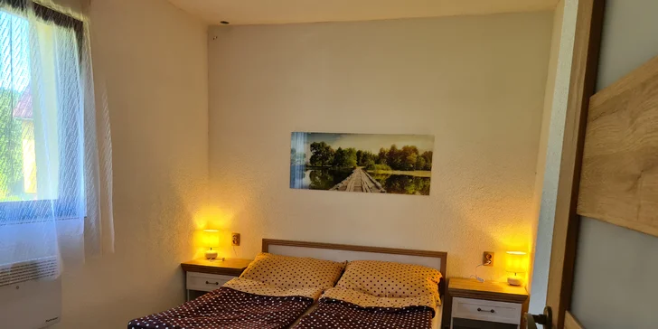 Až 8 dní pohody přímo u Lipna: vybavený apartmán s kuchyňkou a půjčením kol