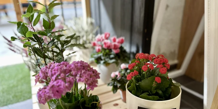 Otevřený voucher v hodnotě 300–2000 Kč na cokoli z květinářství Golden Flowers
