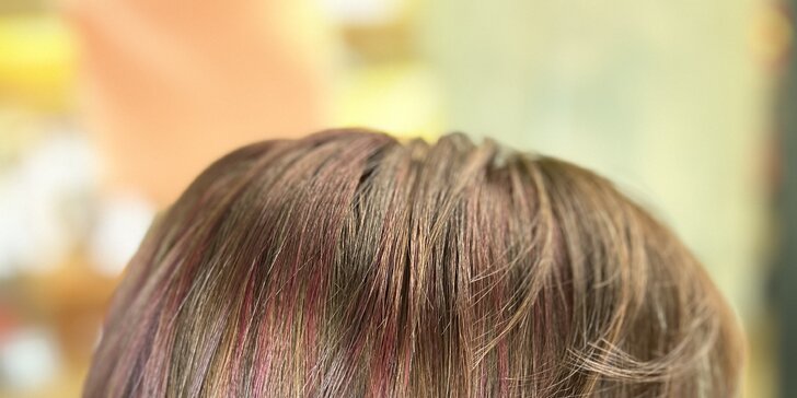Kadeřnický balíček s barvením a ošetřením pro všechny délky vlasů