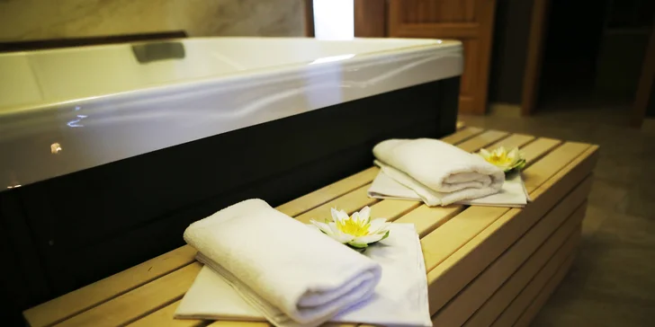 2 hodiny privátního wellness se saunou a vířivkou pro 2 osoby