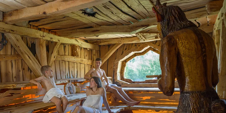 Pobyt v apartmánech u Pekla Čertovina s polopenzí a odpočinkem ve wellness