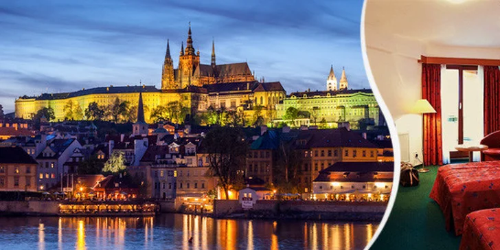 Ubytování se snídaní pro dva v 4* hotelu v Praze