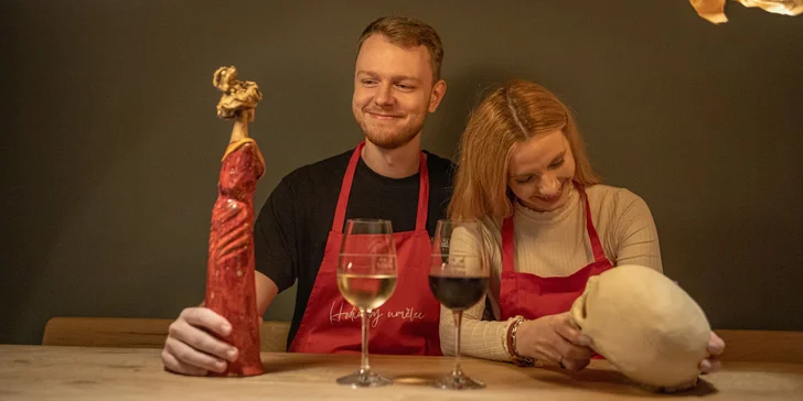 Zážitkový keramický workshop pro 1-2 osoby: 3 hodiny, 2 výpaly, glazury i welcome drink