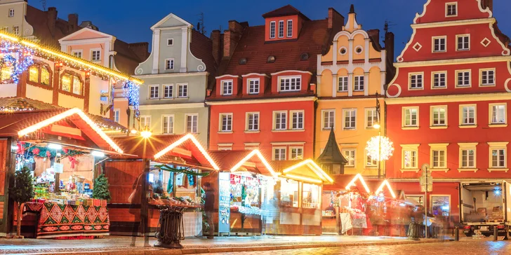 Moderní hotel v srdci Starého Města ve Wrocławi: pobyt se snídaní a welcome drinkem