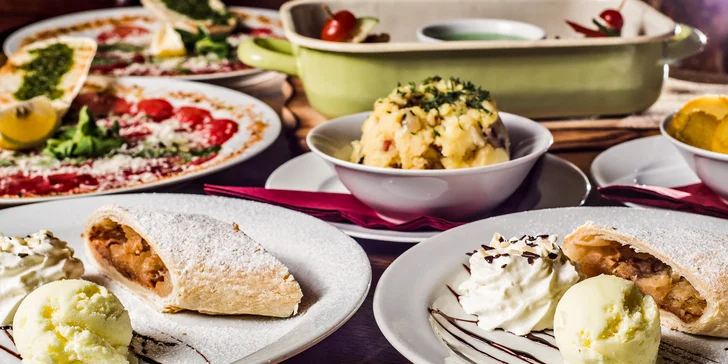 Gurmánské vzplanutí: tříchodové menu s 3 druhy masa a restovanou cibulkou