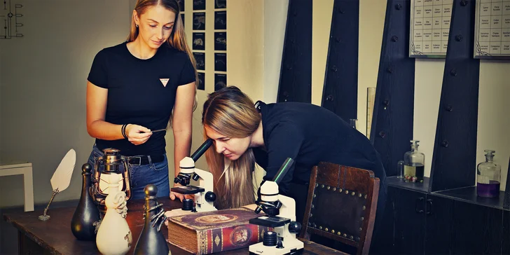 Napínavá úniková hra Frankensteinova laboratoř až pro 6 osob
