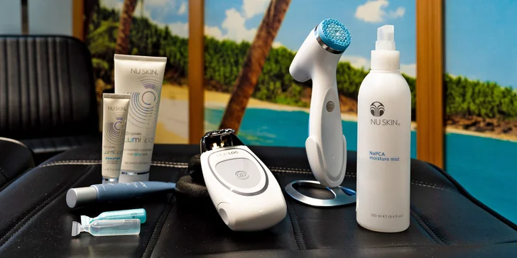 Kosmetické ošetření pleti i regenerační procedura s přístrojem Nu Skin