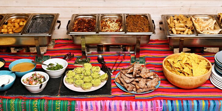 Pravá mexická fiesta: 2hod. all you can eat pro 1 až 4 osoby