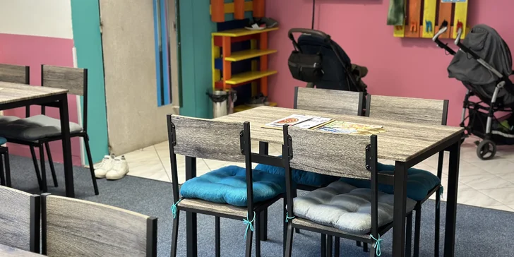 Kavárna s dětskou hernou: vstup na hodinu i celý den i nápoj nebo pizza