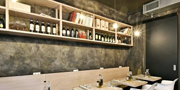 Čtyřchodové italské menu u Žižkovské věže i s proseccem pro 2 osoby