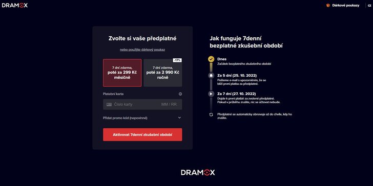 Do divadla odkudkoli: předplatné Dramox.cz na jeden měsíc i celý rok