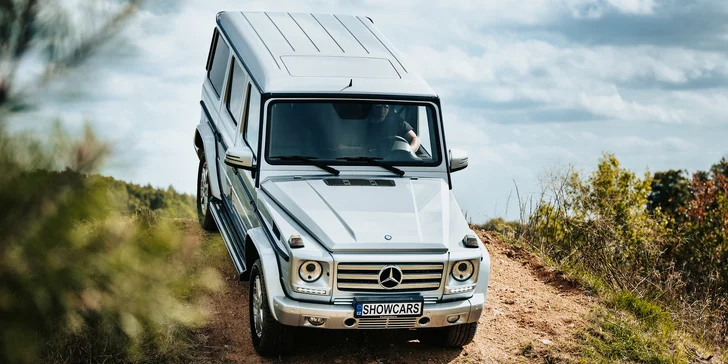 Brutální jízda s Mercedes Benz G na off-road polygonu Automotodromu Brno a Autodromu Most