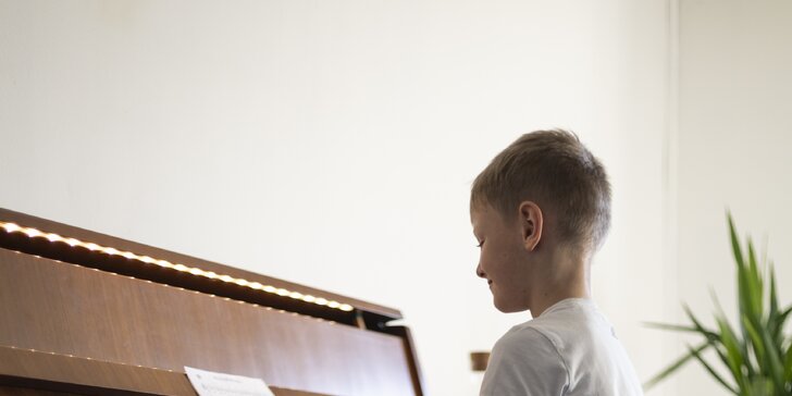 Individuální soukromá výuka hry na klavír: 1 či 5 lekcí v délce 45 min, pro děti i dospělé