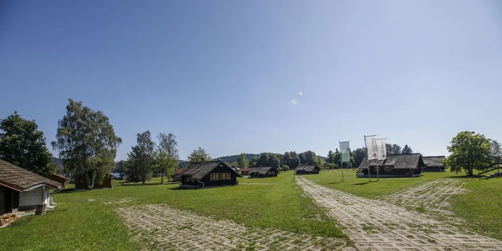 Pobyt se snídaněmi v chatě na dosah Lipna a šumavského národního parku