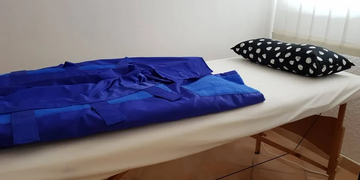 60min. přístrojová lymfodrenáž nohou a břicha i ruční uvolnění uzlin
