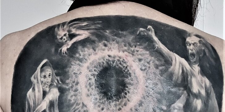 Zbrusu nové tetování s vaším vysněným motivem o velikosti 10 x 10 cm