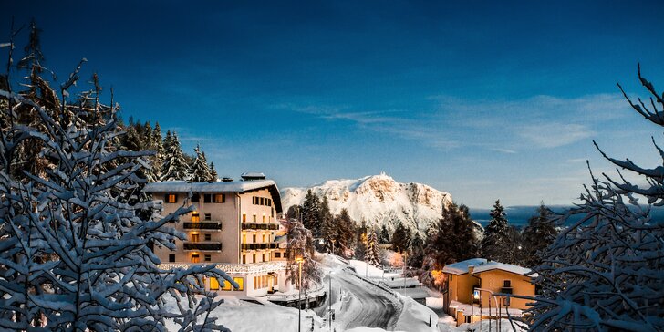Zimní dovolená v Trentinu: 6denní skipas a Trentino Guest Card, wellness a polopenze