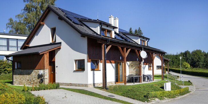 Komfortní prázdninové domy na Lipně pro celou rodinu