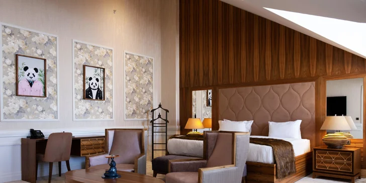 5* turecký hotel Das 3917 přímo u lyžařského střediska: polopenze, krytý bazén, letenka i bodový skipas