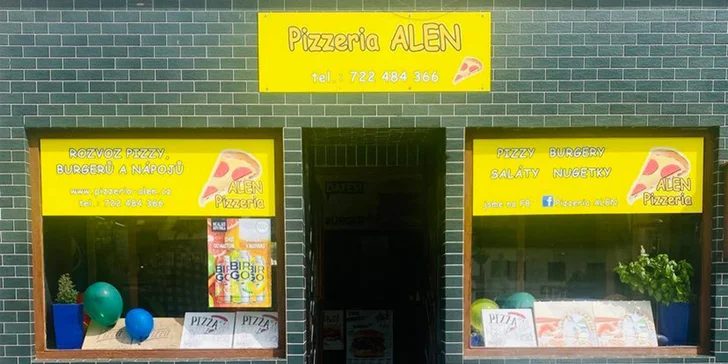 Vouchery na cokoli z menu pizzerie v Chrastavě: pizzy, burgery, saláty i nápoje