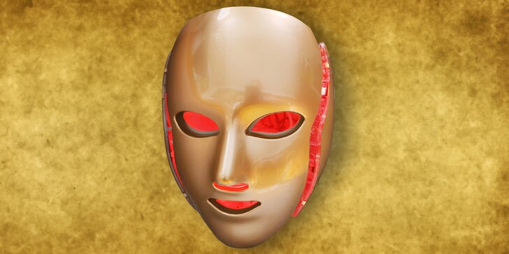 Terapie LED světlem na obličej a krk: očištění, peeling i relax s maskou