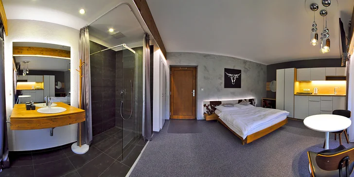 Rodinný pobyt v Jasné: moderní apartmány se snídaní a venkovní vířivkou