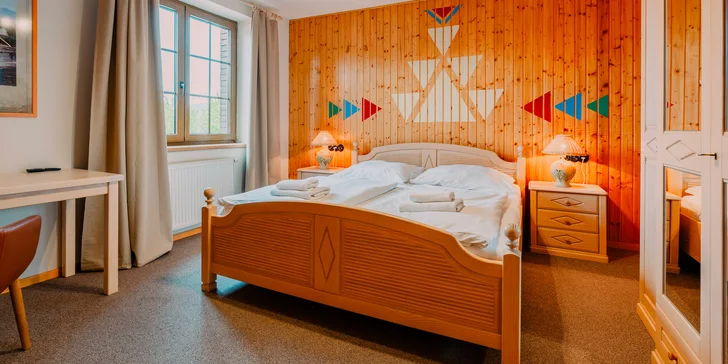 Ubytujete sa v štýlovo zariadenej izbe alebo apartmáne.