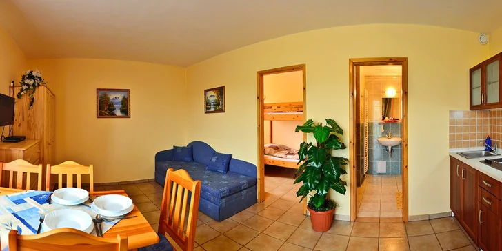 Pobyt v Liptovském Mikuláši: apartmán s kuchyňkou, minigolf i bazén