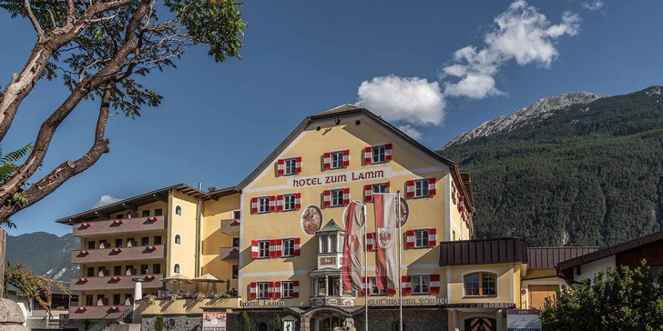 Tyrolské Alpy s polopenzí, neomezeným wellness a turistickou kartou
