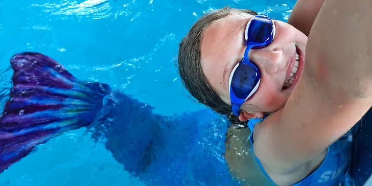 Záplava zábavy: Lekce mermaidingu i plavání pro rodiče a dítě