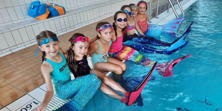 Záplava zábavy: Lekce mermaidingu i plavání pro rodiče a dítě