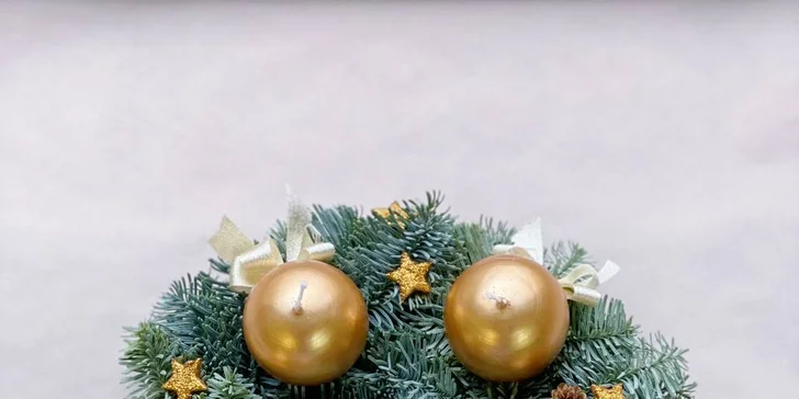 Workshop výroby adventního věnce pro začátečníky i pokročilé