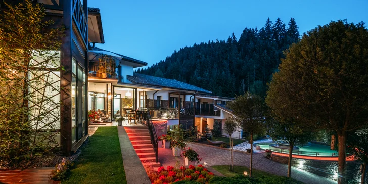 Exkluzivní pobyt na Oravě s neomezenou privátní vířivkou na terase, infrasaunou a biokrbem