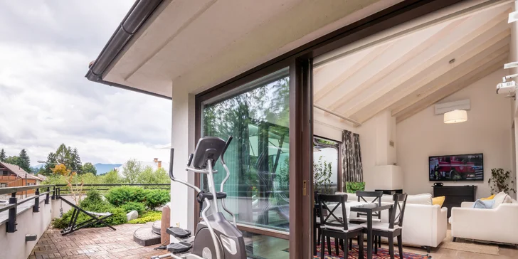 Exkluzivní pobyt na Oravě s neomezenou privátní vířivkou na terase, infrasaunou a biokrbem