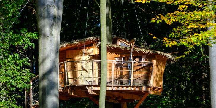 Treehouse na Babím lomě: romantický pobyt uprostřed lesa