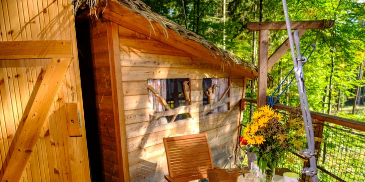 Treehouse na Babím lomě: romantický pobyt uprostřed lesa
