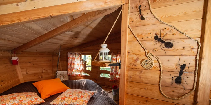 Treehouse na Babím lomě: romantický pobyt uprostřed lesa