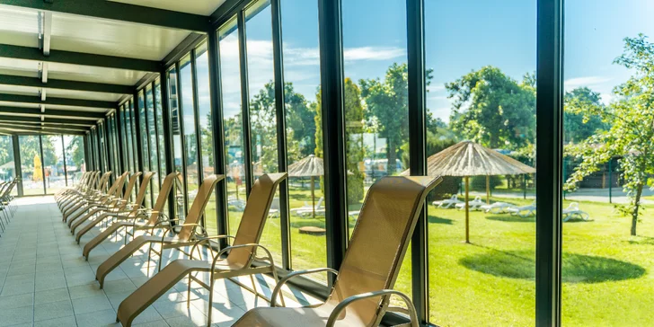 Rodinný relax ve slovinských termálech Terme Banovci: sauna, termální bazény i snídaně, 2 děti zdarma