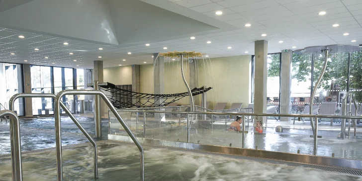3,5hod. vstupy do Aqua v parku Kyjov: plavecká hala, zábavní zóna, wellness