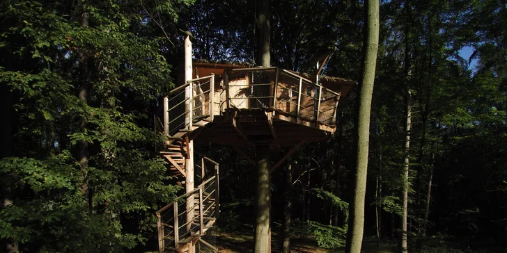 Treehouse na Babím lomě: romantický pobyt uprostřed lesa