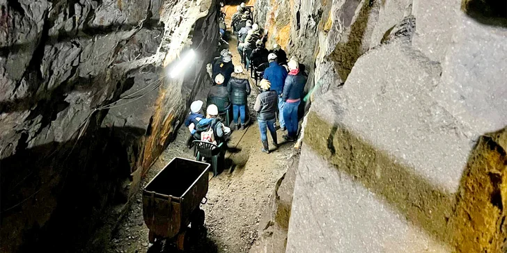 Prohlídka zlatého dolu Pepř v Jílovém u Prahy pro dospělé i děti