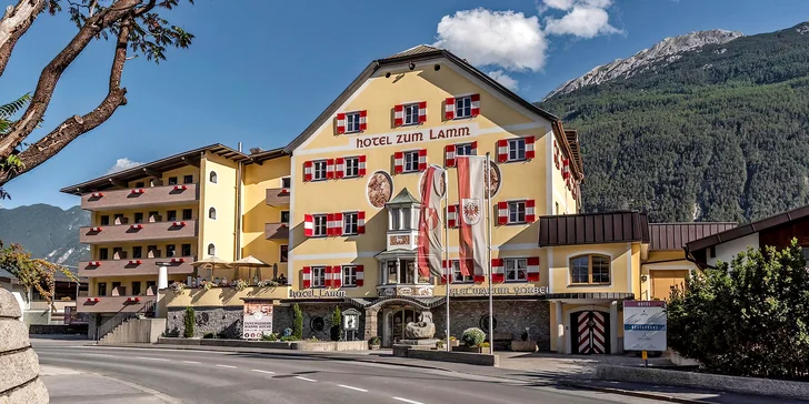 Tyrolské Alpy s polopenzí, neomezeným wellness a turistickou kartou