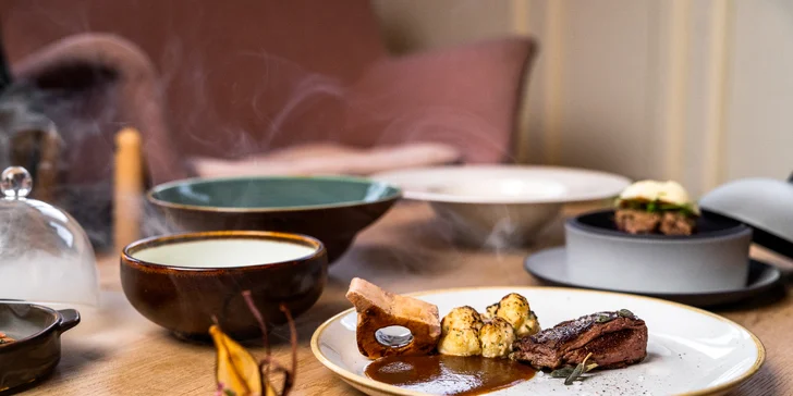 Luxusní 7chodové menu i vinné párování ve zrekonstruované secesní Ville Rosenaw