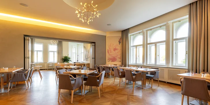 Luxusní 7chodové menu i vinné párování ve zrekonstruované secesní Ville Rosenaw