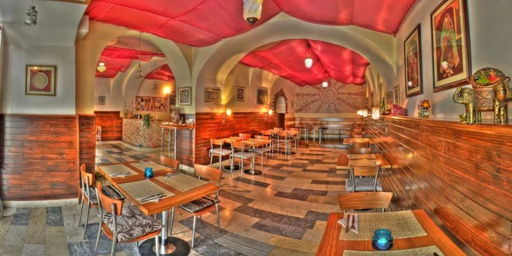 Jakékoli indické menu pro dva v hodnotě 200 Kč