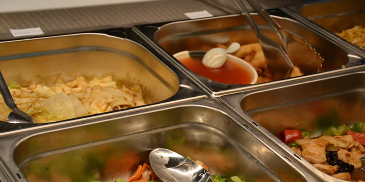 All you can eat v asijském bistru u O2 arény: krevety, sushi, sečuánské kuře i tofu a jiné dobroty