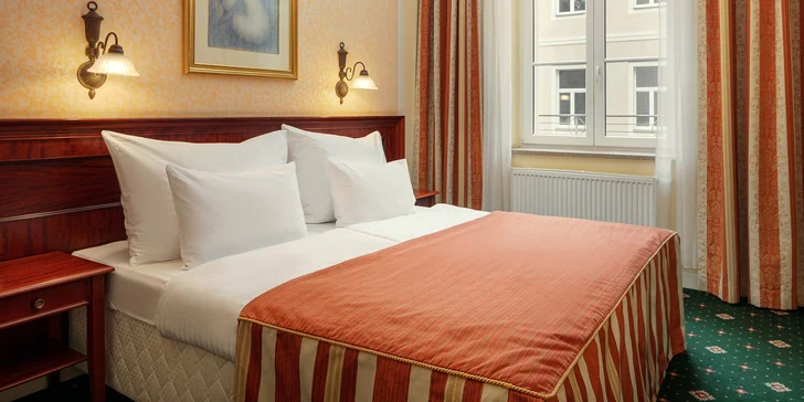 4* relaxace v Karlových Varech: polopenze, wellness a procedury