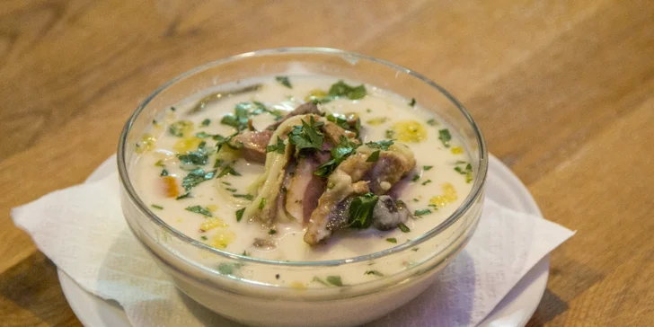 Svatomartinské menu: dozlatova pečené stehno, červené zelí, paštička, kaldoun i perník