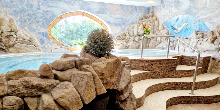 Wellness v resortu Peklo Čertovina: 60 až 90 minut rajské relaxace, vířivky, sauny i bazén