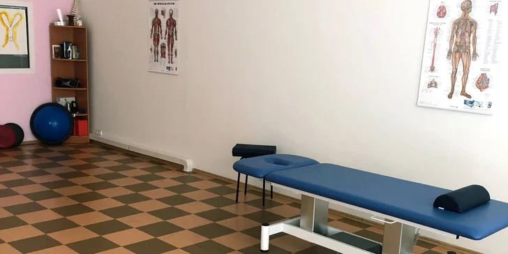 Individuální 30–60min. fyzioterapie kombinující nejrůznější metody a techniky